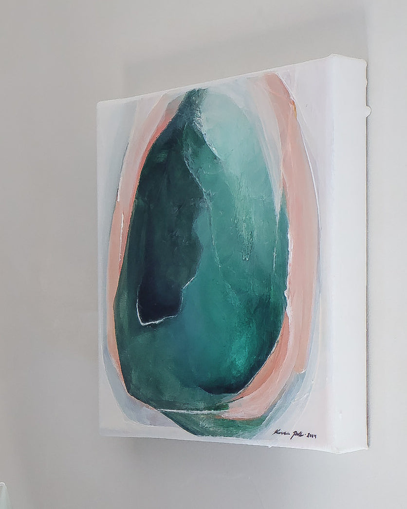 A Child is my role model, 30 x 30 cm kankaalle