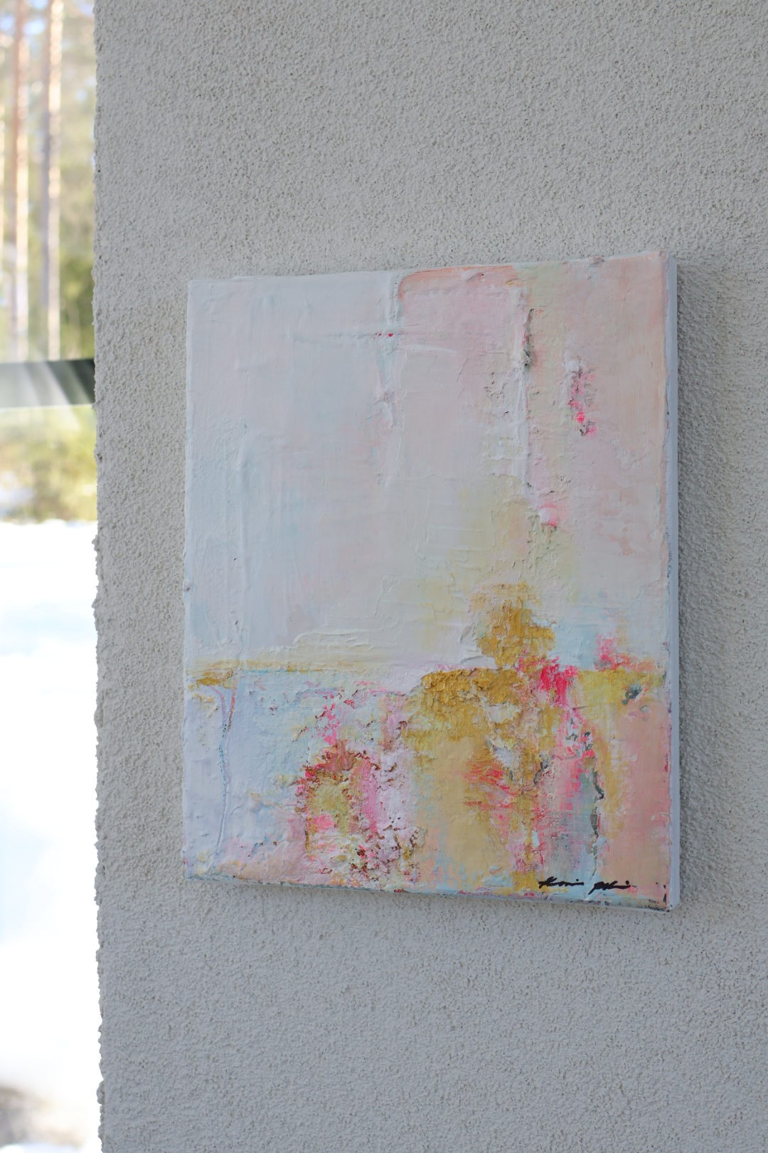 Cotton Candy Sea, 25 x 20 cm kankaalle