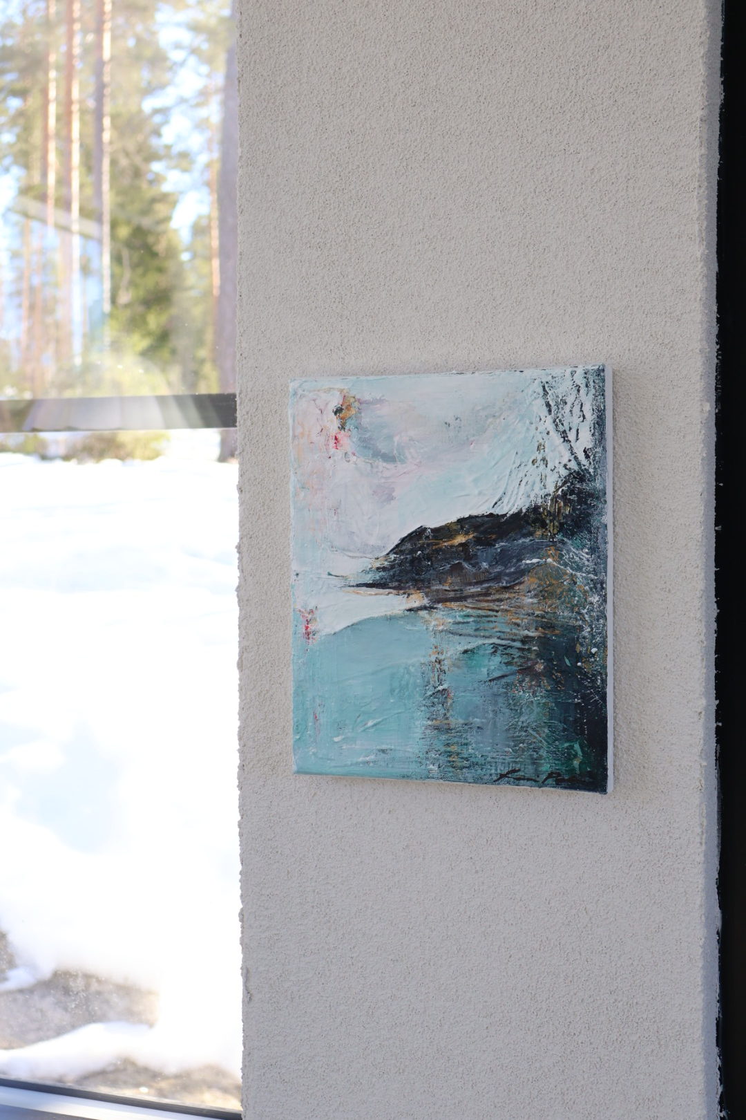 Mint Moment, 25 x 20 cm on canvas