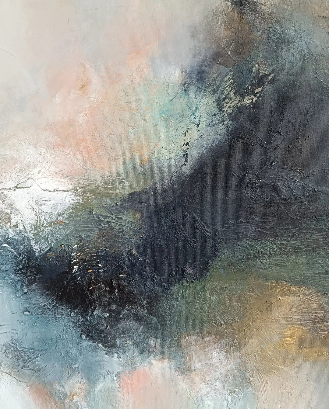 This Moment, 150 x 130 cm kankaalle