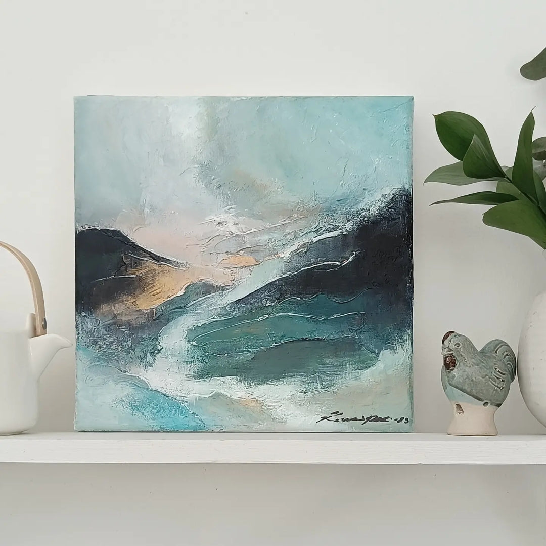 Summer Flow, 30 x 30 cm kankaalle