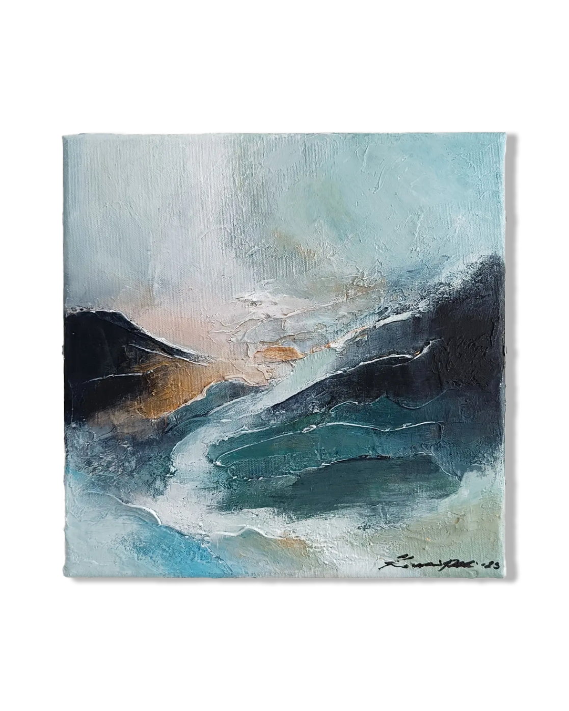 Summer Flow, 30 x 30 cm kankaalle