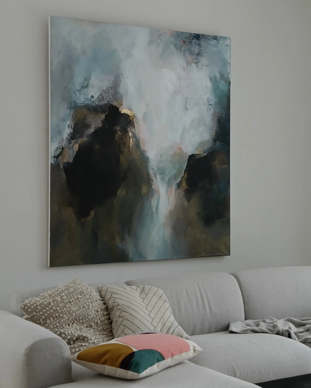 There is Always Light, 160 x 140 cm on canvas