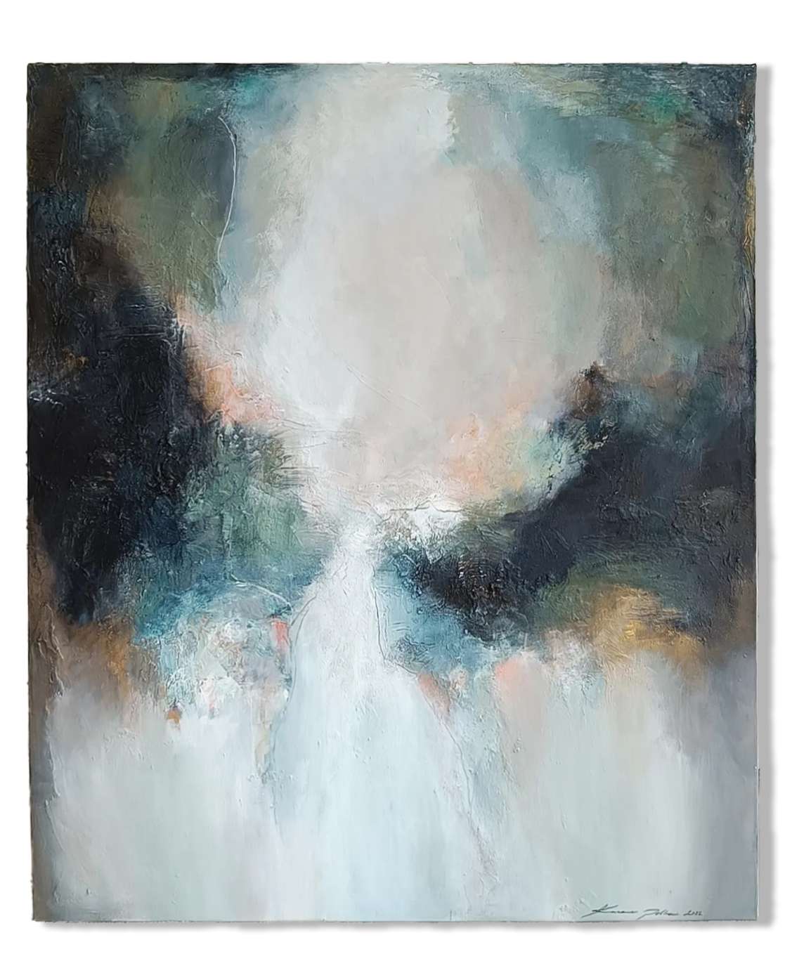This Moment, 150 x 130 cm kankaalle