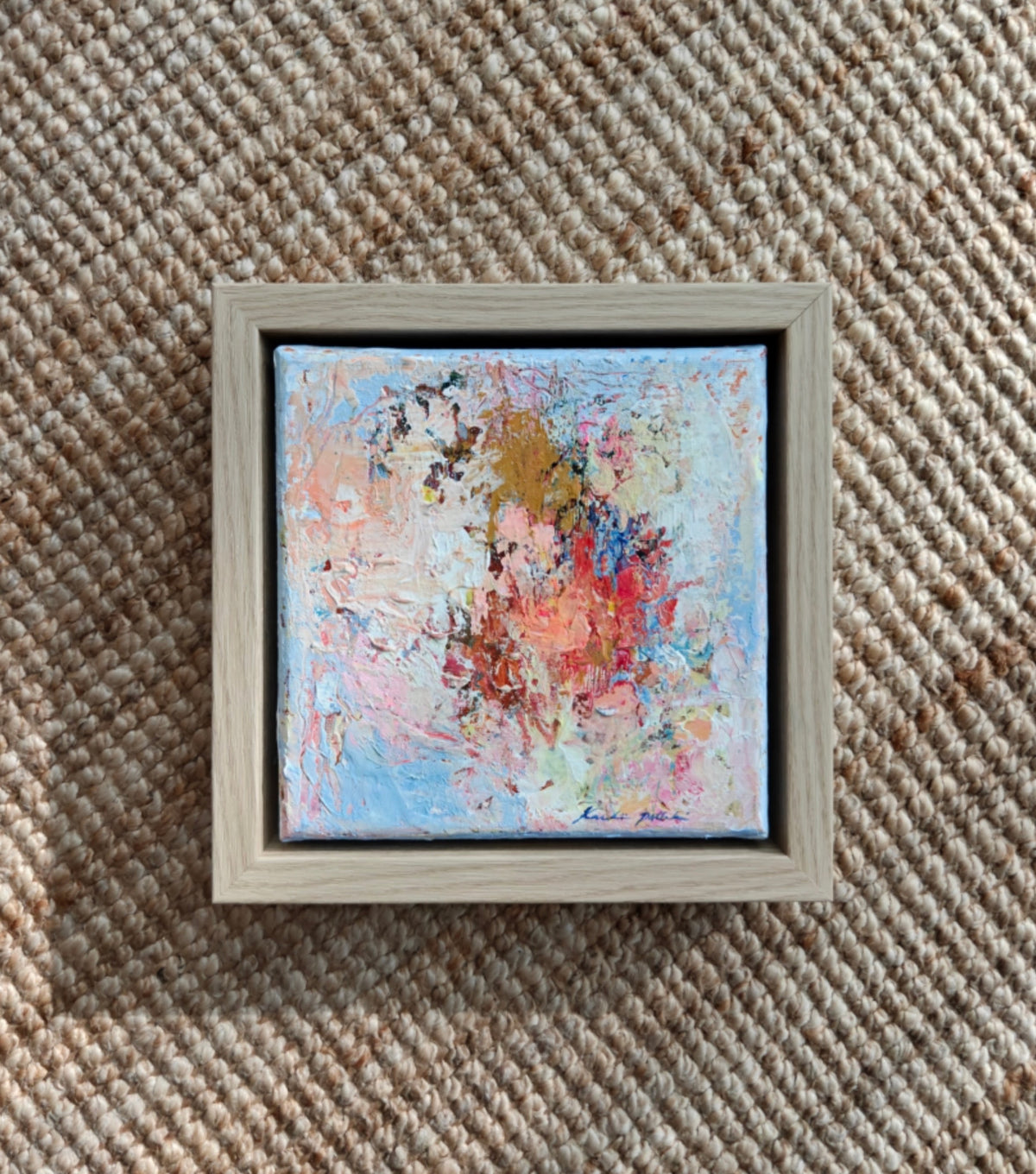 `Rakkaus tekee minut täydeksi` // 20x20cm