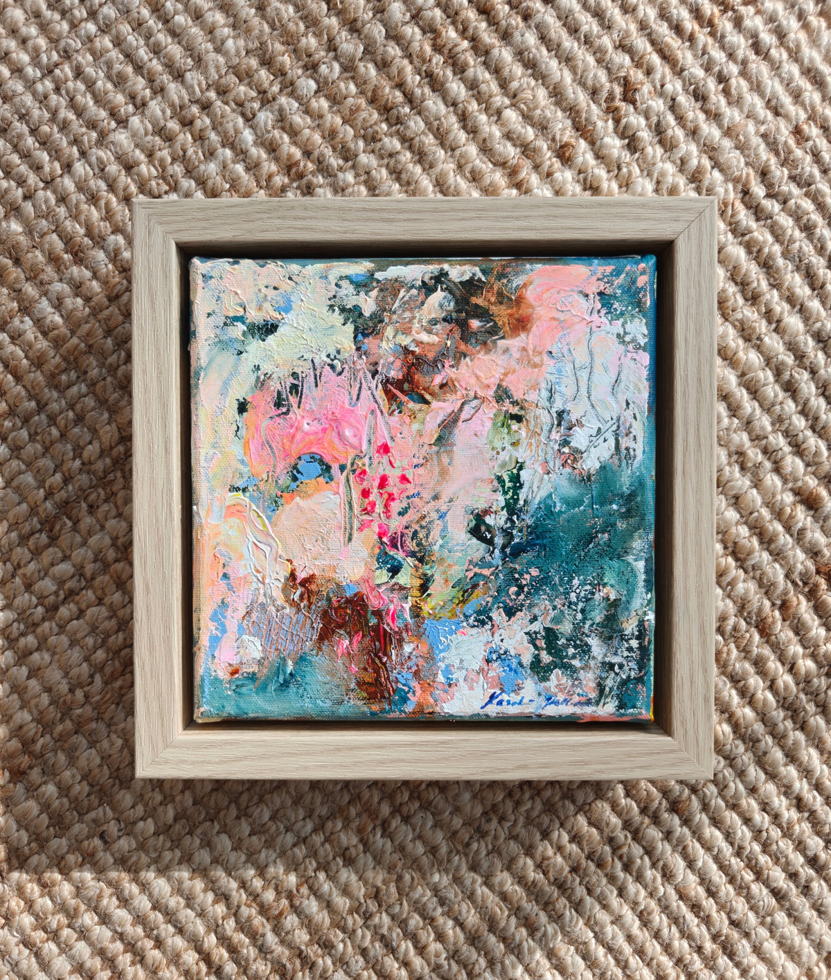 `Rakkaus on katseessasi` // 20x20cm