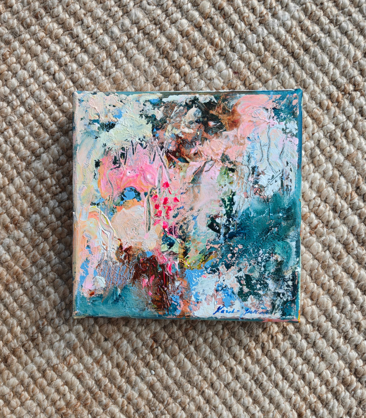 `Rakkaus on katseessasi` // 20x20cm