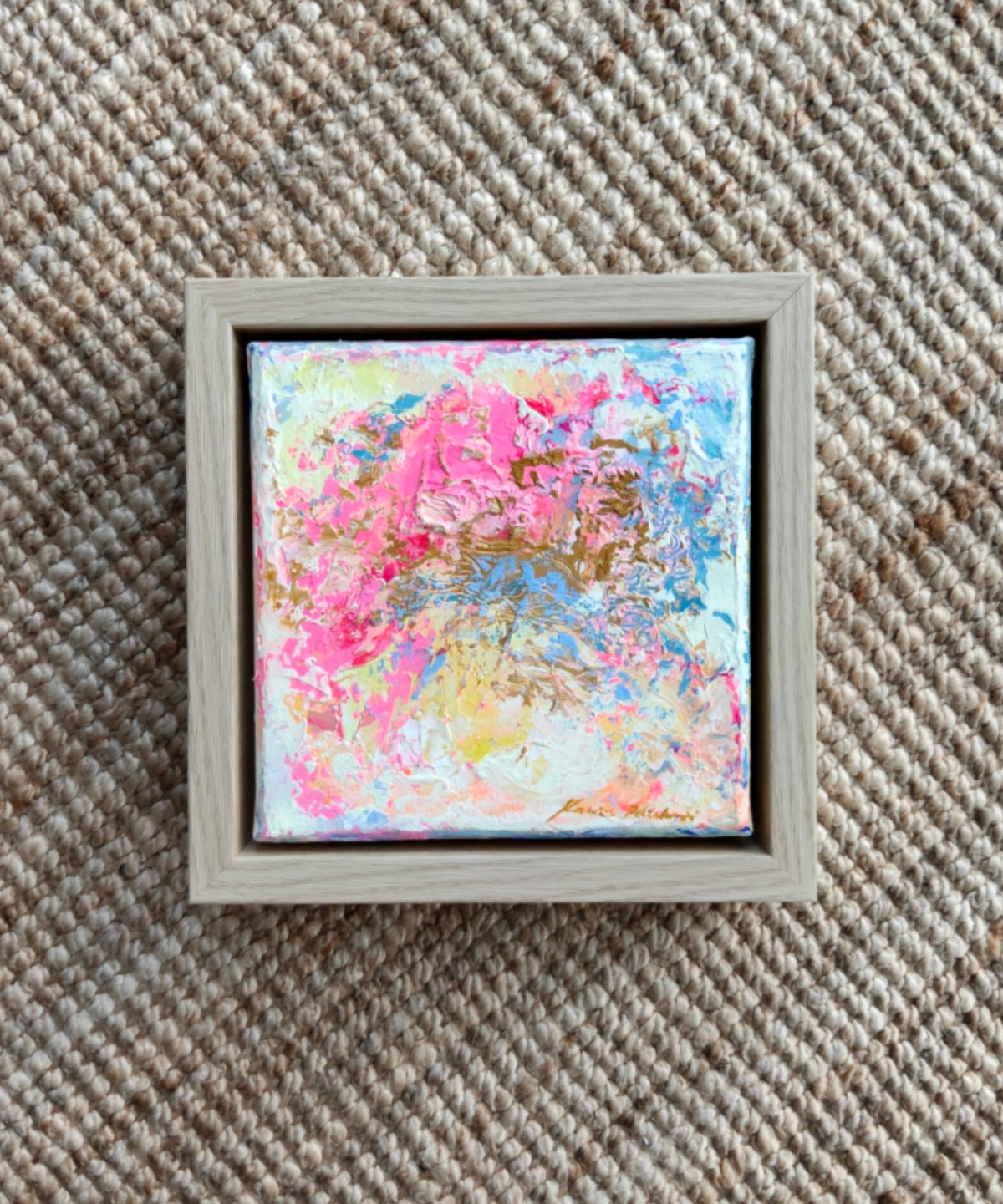 `Rakkaus on suurinta` // 20x20cm