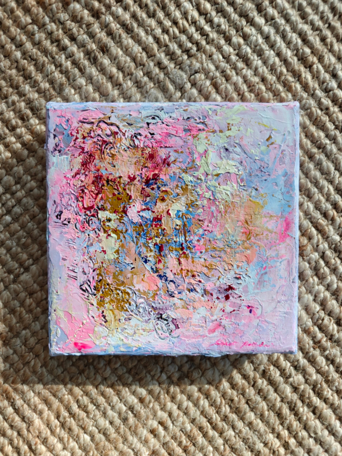 `Rakkaus on supervoimani` // 20x20cm