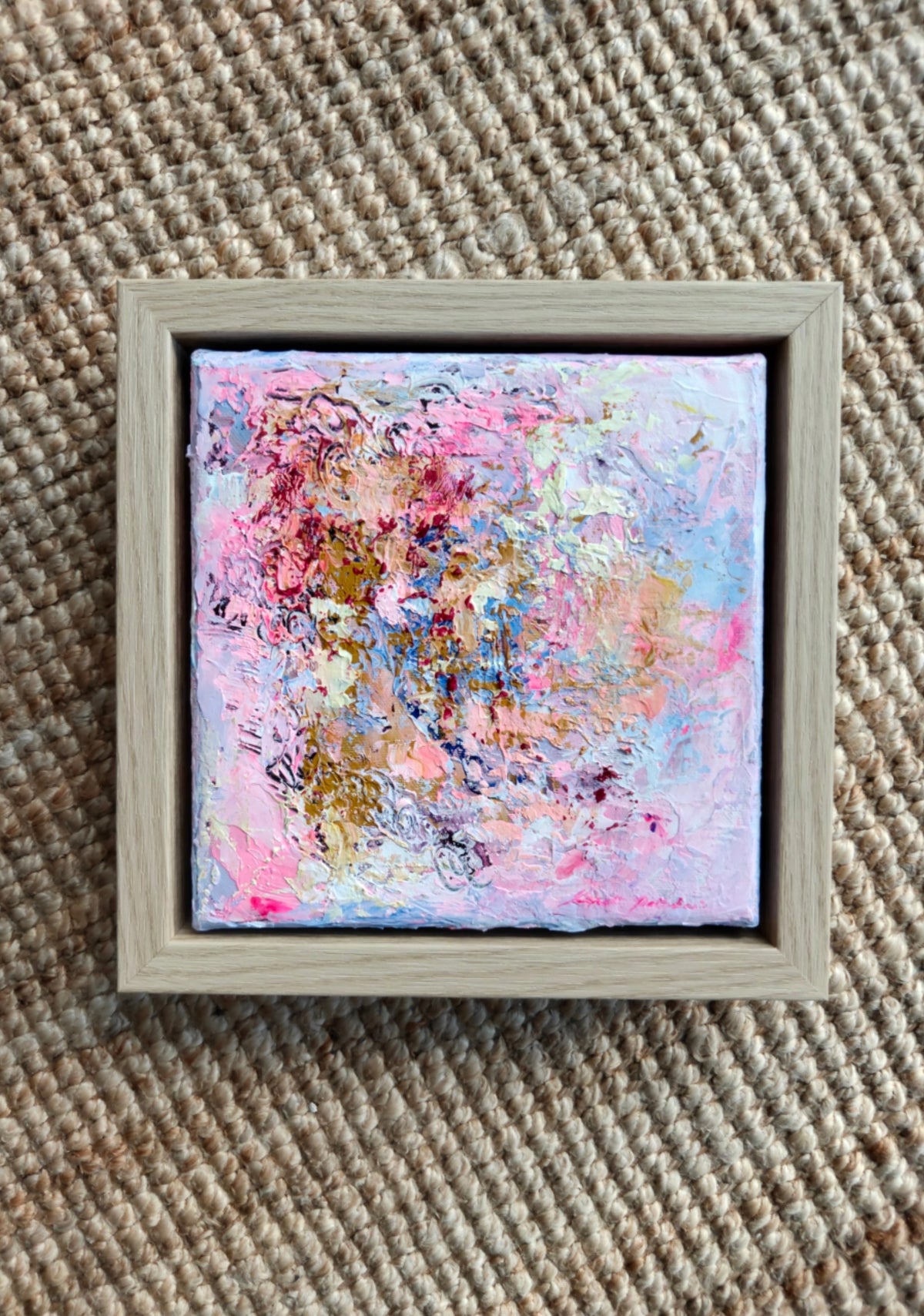 `Rakkaus on supervoimani` // 20x20cm