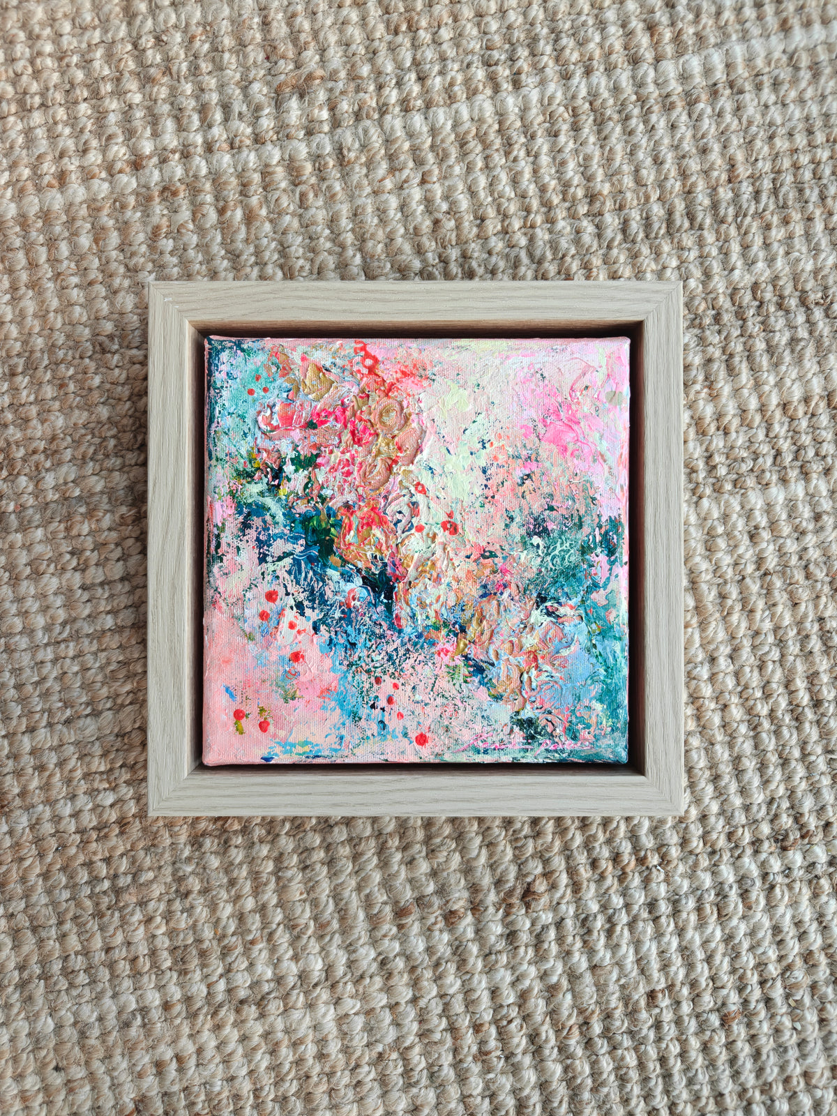 `Rakkaus on ääretön` // 20x20cm