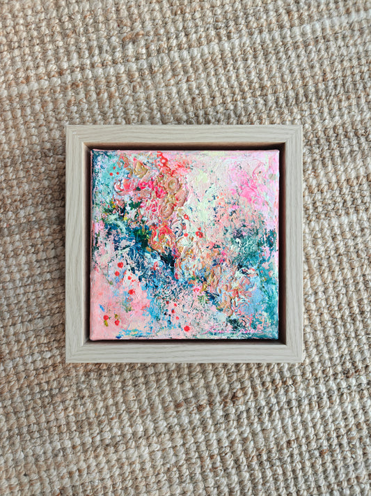 `Rakkaus on ääretön` // 20x20cm