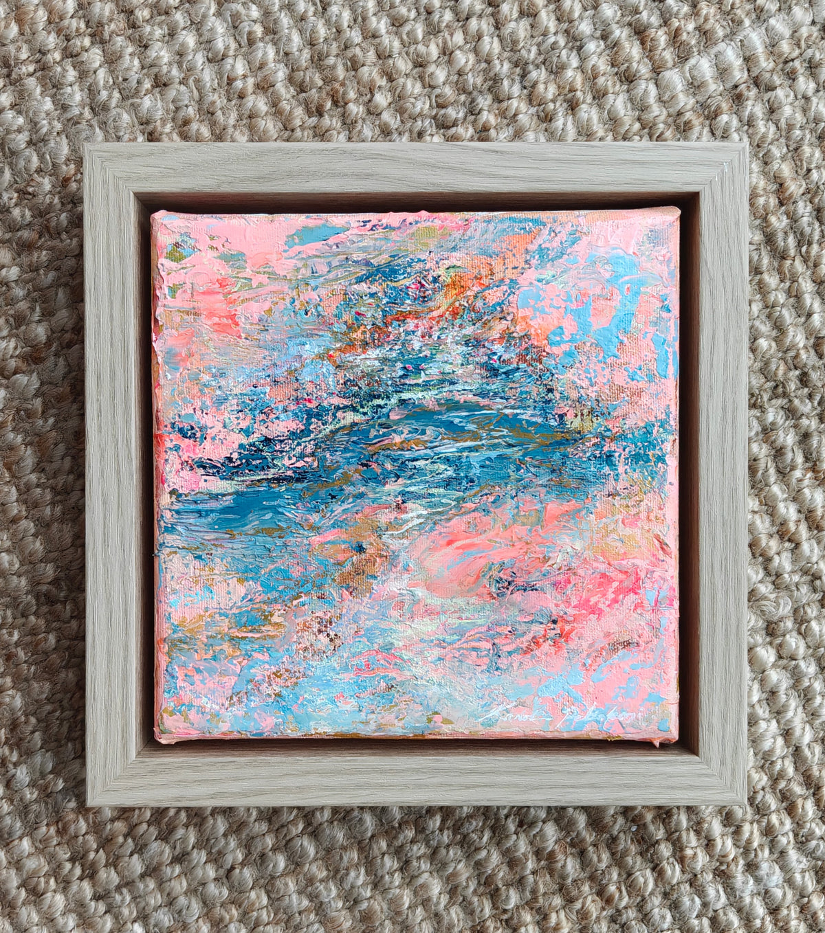 `Rakkaus ei koskaan katoa` // 20x20cm