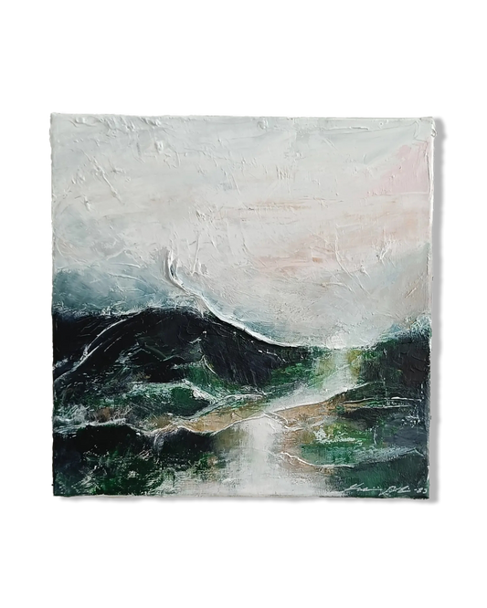 Green Valley, 60 x 60 cm on canvas