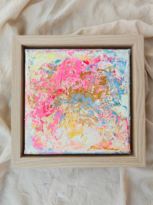 `Rakkaus on suurinta` // 20x20cm
