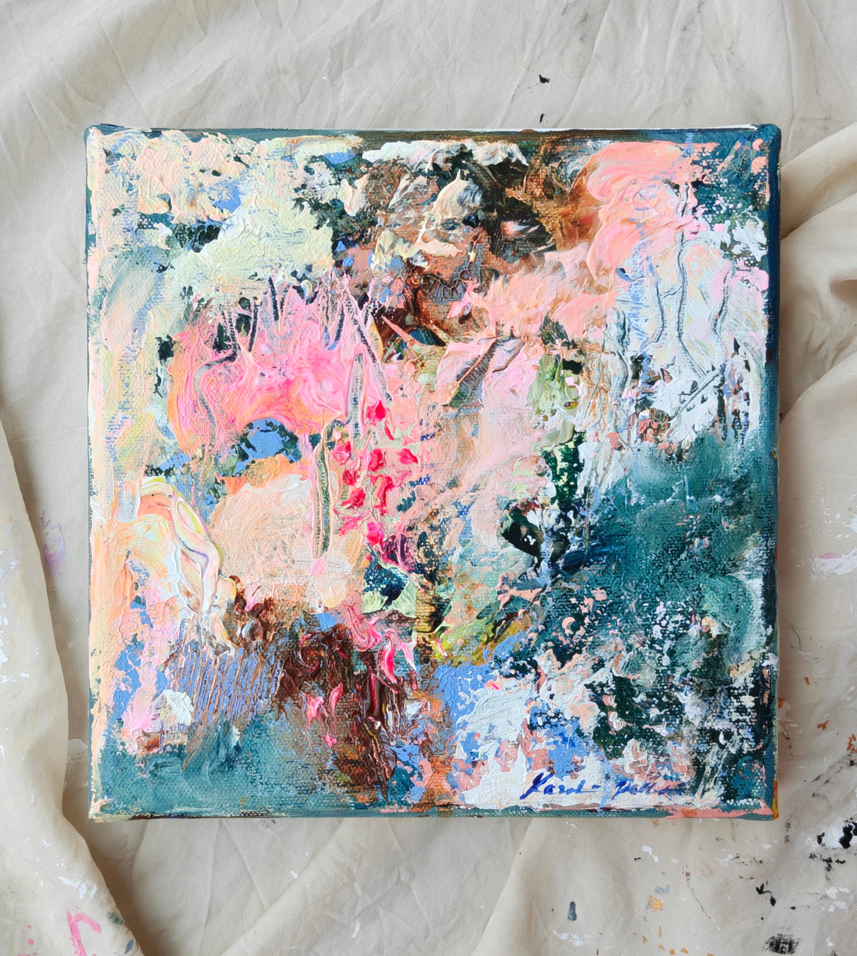 `Rakkaus on katseessasi` // 20x20cm