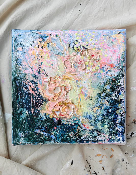 `Rakkaus on aina minussa` // 20x20cm