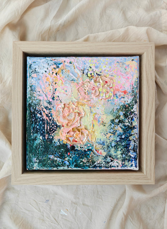 `Rakkaus on aina minussa` // 20x20cm
