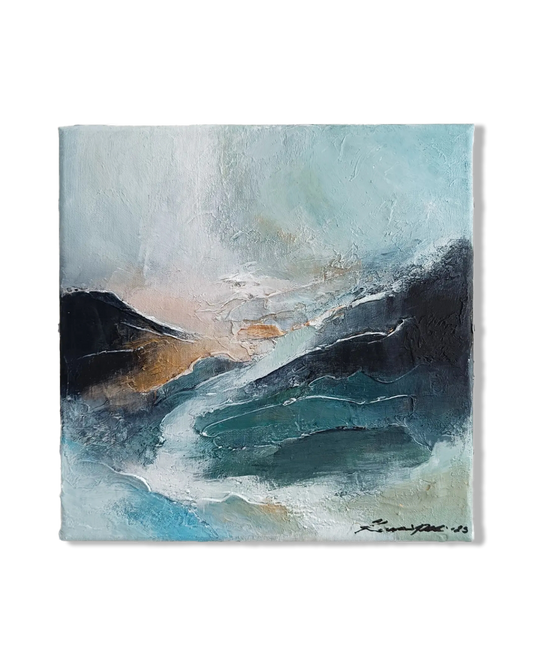 Summer Flow, 30 x 30 cm on canvas